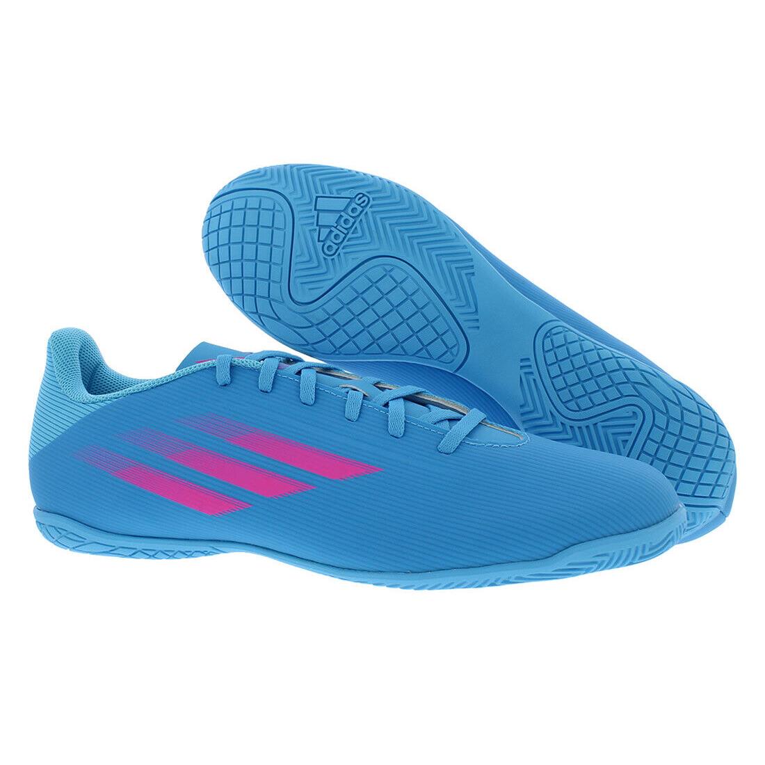 Adidas X Speedflow 4 Indoor Unisex Shoes - Hi-Res Blue/Core White/Dark Callisto, Main: Blue