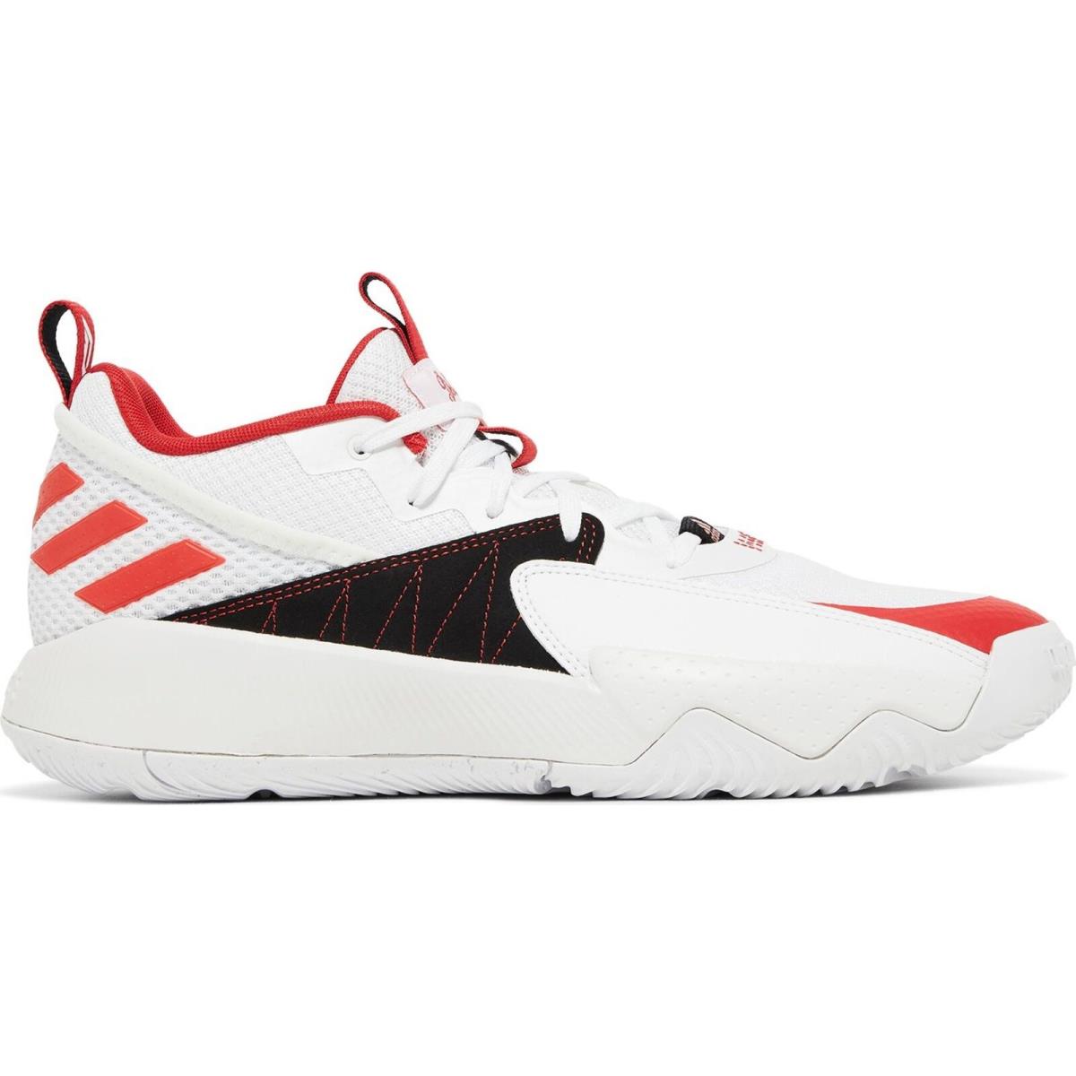 GY8965 Mens Adidas Dame Certified - Ftwwht/Vivred/Dshgry