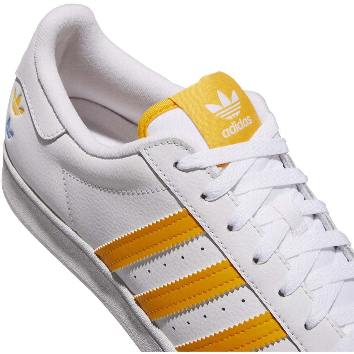 GZ4741 Mens Adidas Superstar `white Team College Gold` - Cloud White/Team College Gold/Pulse Blue