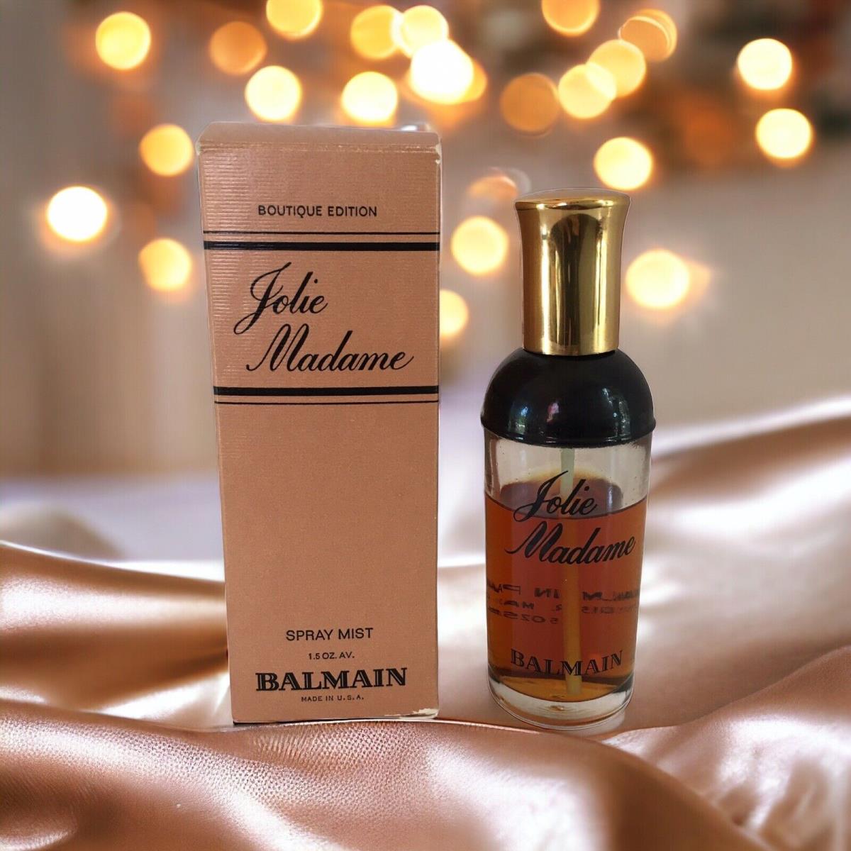 Jolie Madame- Balmain York- 1.5oz- Boutique Perfume Spray- Vintage