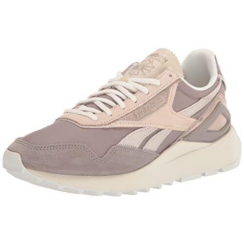 Reebok Women`s Classic Leather Legacy AZ Boulder Grey/stucco/rose Gold 10.5 - Boulder Grey/Stucco/Rose Gold