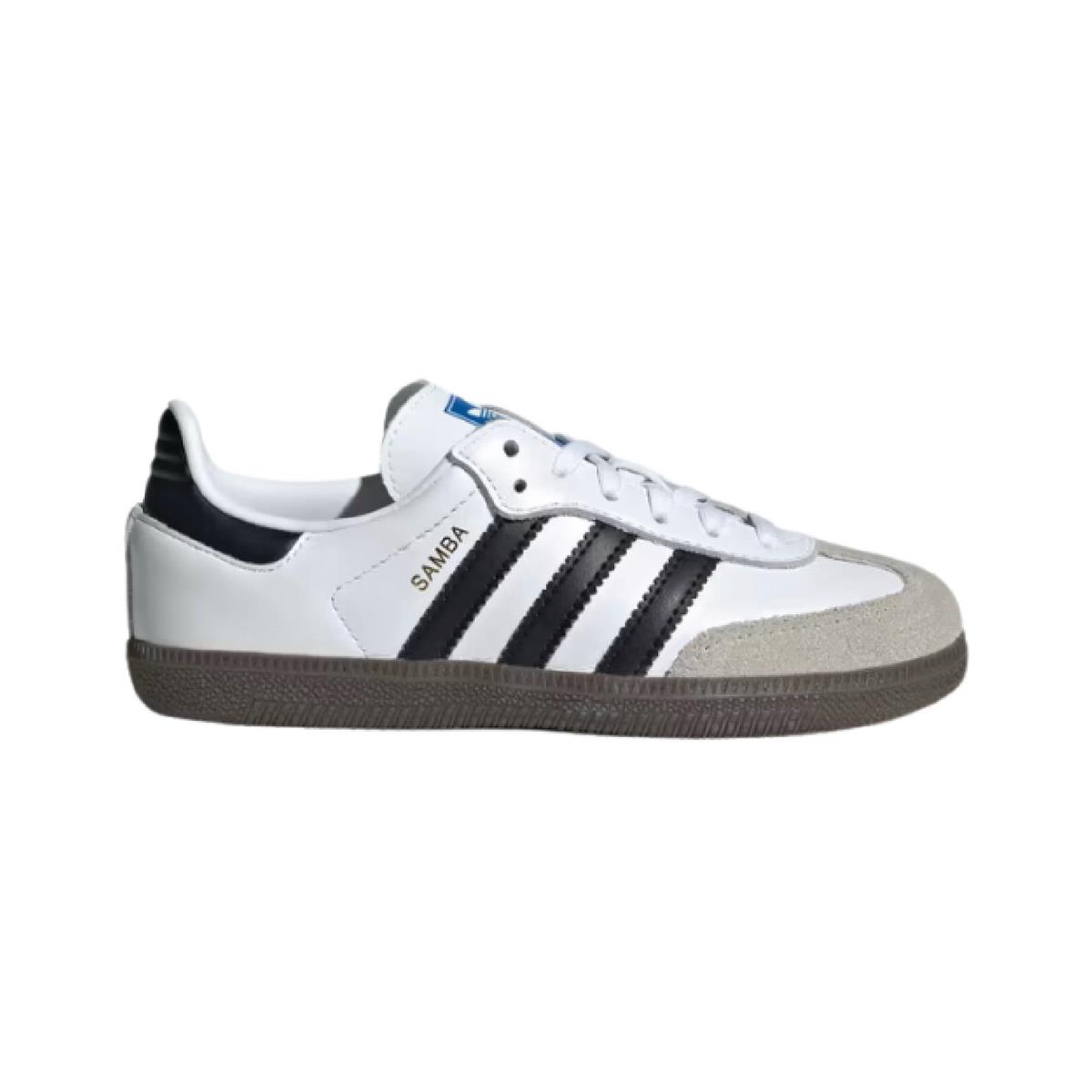 Adidas Kids Samba OG Pre School Shoes_white/black IE3677-SIZE 12 - WHITE/BLACK