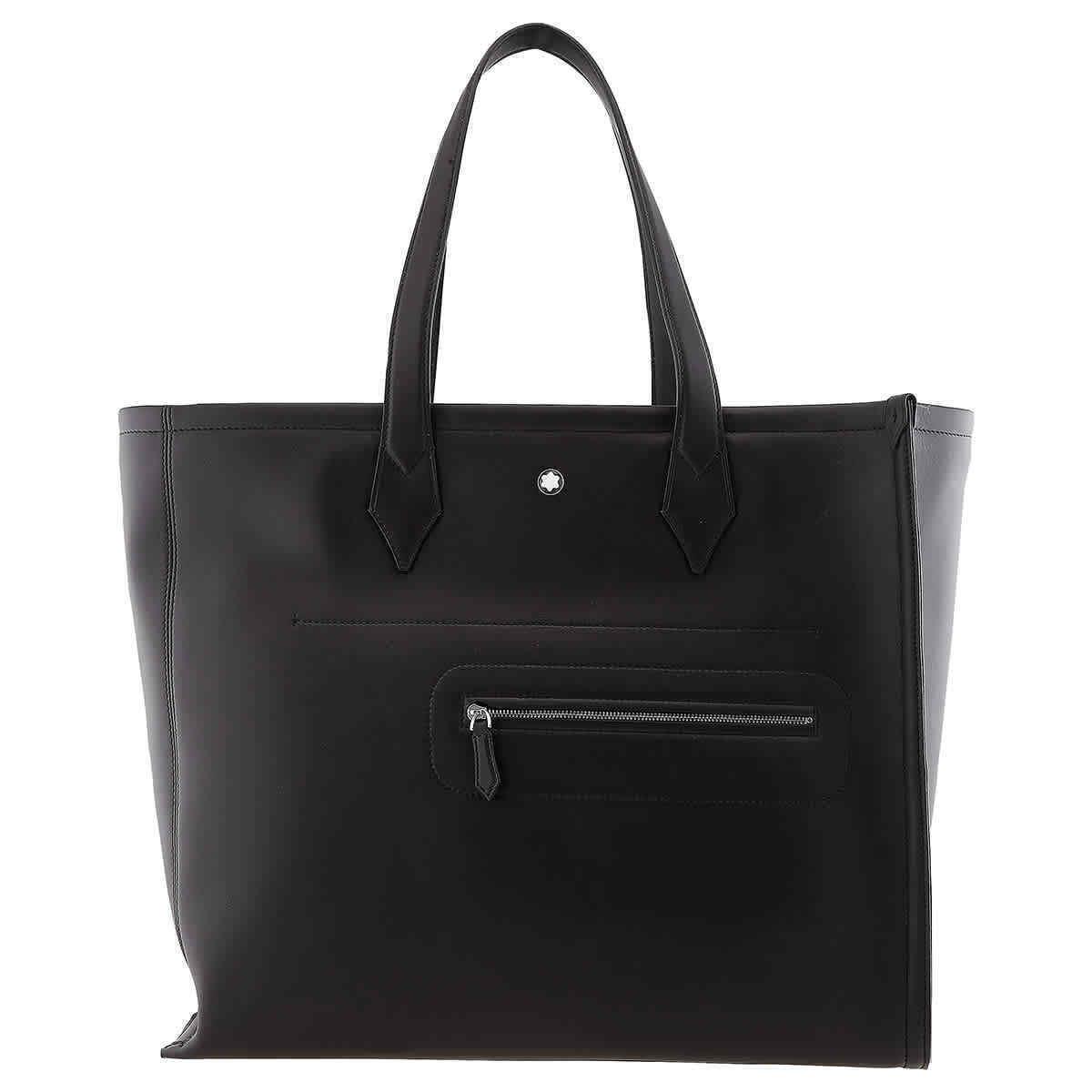 Montblanc Black Meisterstuck Selection Soft Leather Tote MB130045