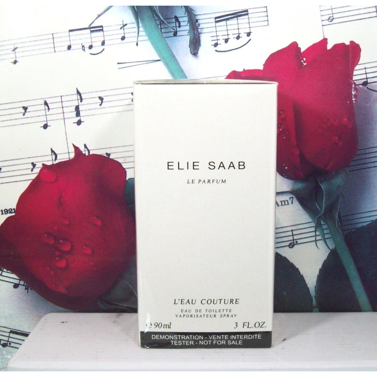 Elie Saab Le Parfum L`eau Couture Edt Spray 3.0 Fl. Oz. Tester Box