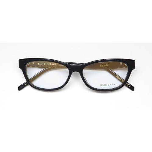 Elie Saab 044 Eyewear Black Italy Designer Full-rim Plastic Womens 807