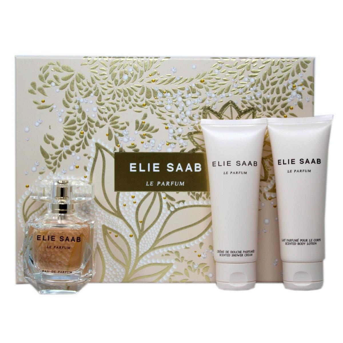 Elie Saab LE Parfum 3 Piece Gift Sets Eau DE Parfum Spray 50 ML/1.6 Oz. EL852995