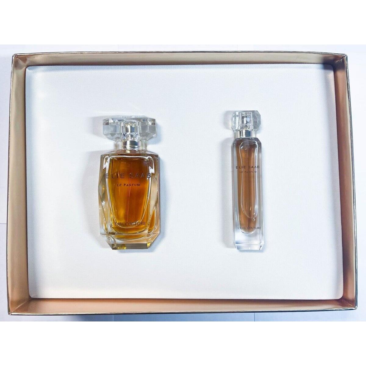 Elie Saab Le Parfum For Women Perfume 2 Pcs Gift Set - 1.6 oz 0.33 oz Edt