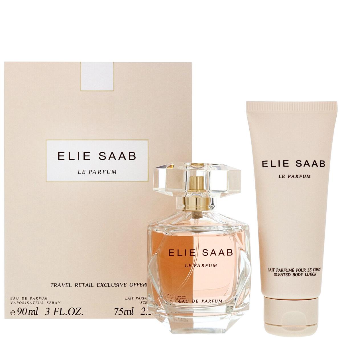 Elie Saab Le Parfum by Elie Saab Women 3 oz Edp Spray + 2.5 Scented Body Lotion