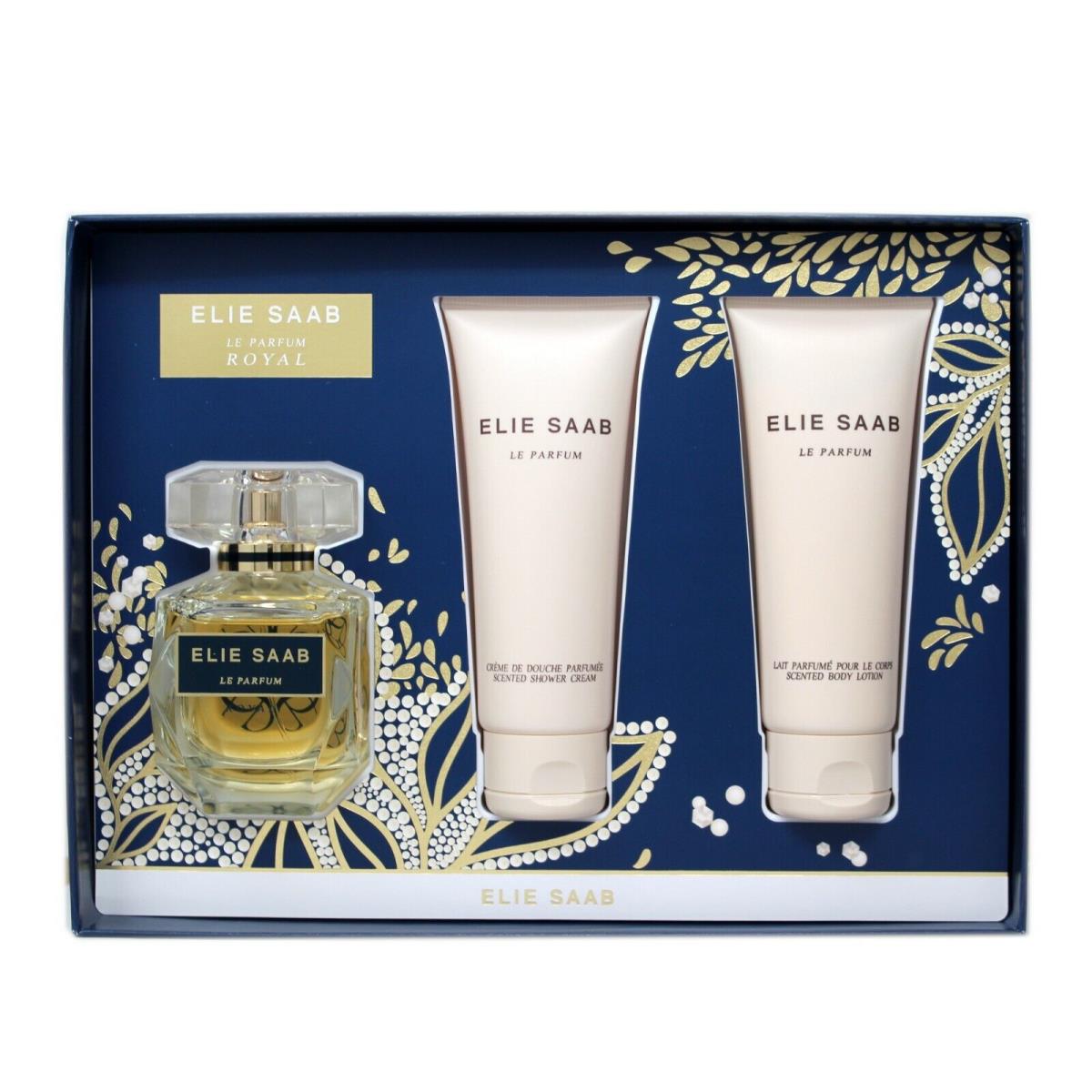 Elie Saab LE Parfum Royal 3 Piece Gift Set Eau DE Parfum Spray 50ML EL8793350