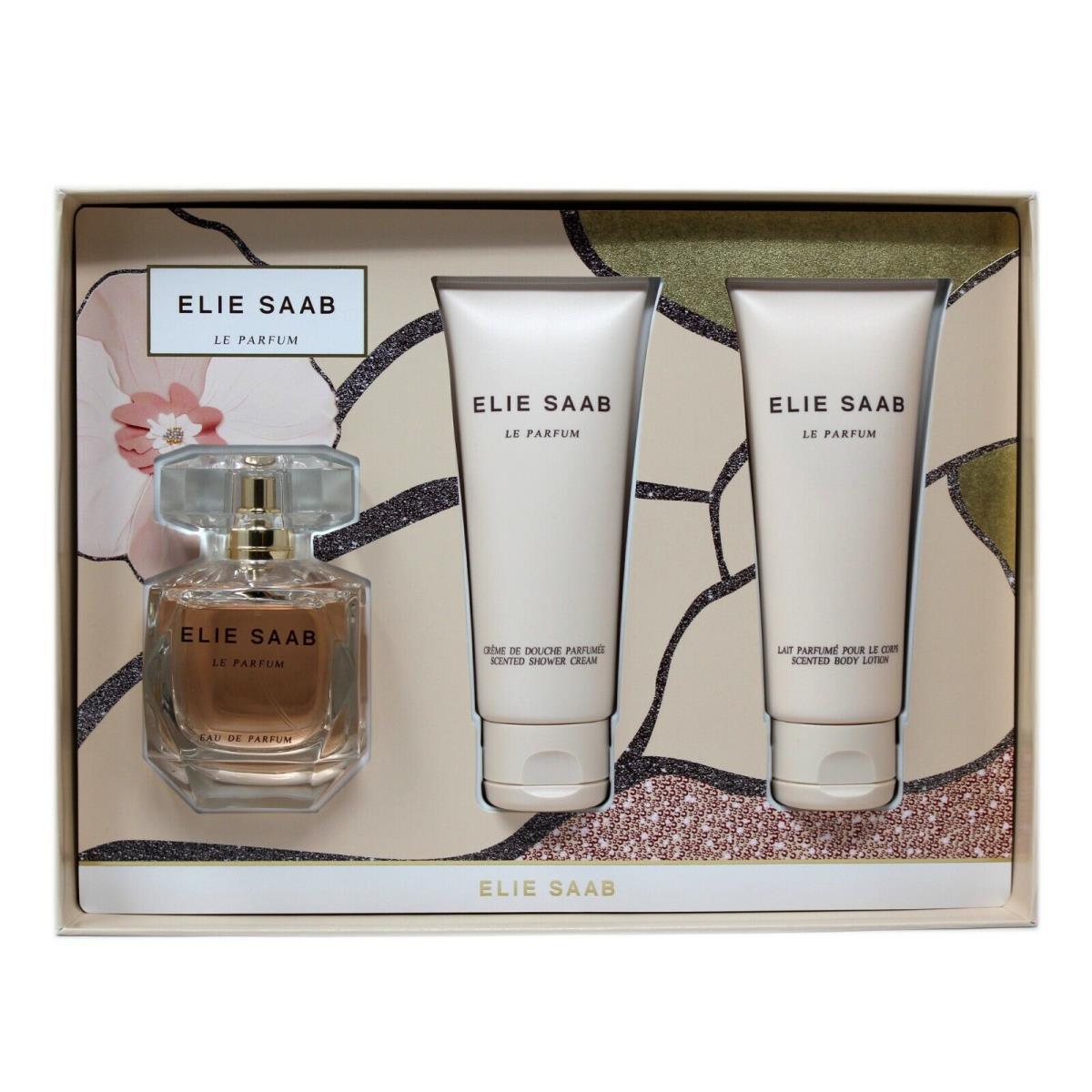 Elie Saab LE Parfum 3 Piece Gift Sets Eau DE Parfum Spray 50 ML/1.6 Oz. EL301805