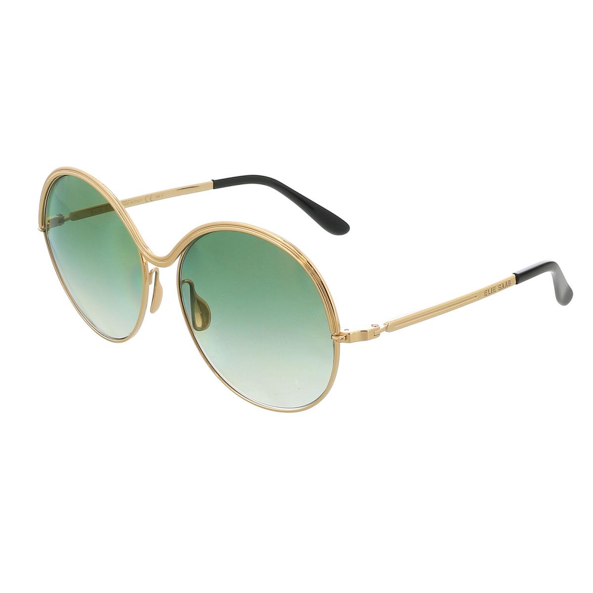 Elie Saab ES011S 0PEF Gold Round Sunglasses