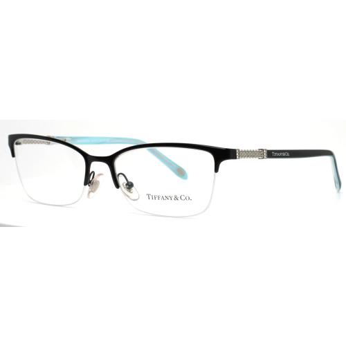 Tiffany CO TF1111-B 6097 Black Womens Cat Eye Eyeglasses 53-17-140 B:33 A