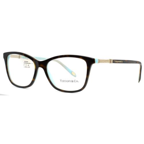 Tiffany CO TF2116-B 8134 Tortoise Womens Cat Eye Eyeglasses 53-16-140 B:39