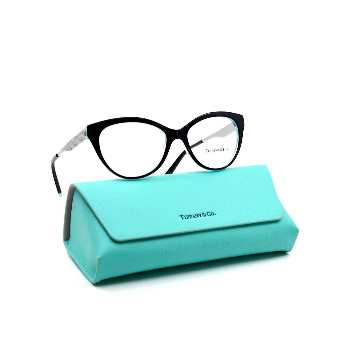 Tiffany CO TF2180 8276 Black ON Tiffany Blue Eyeglasses Frame