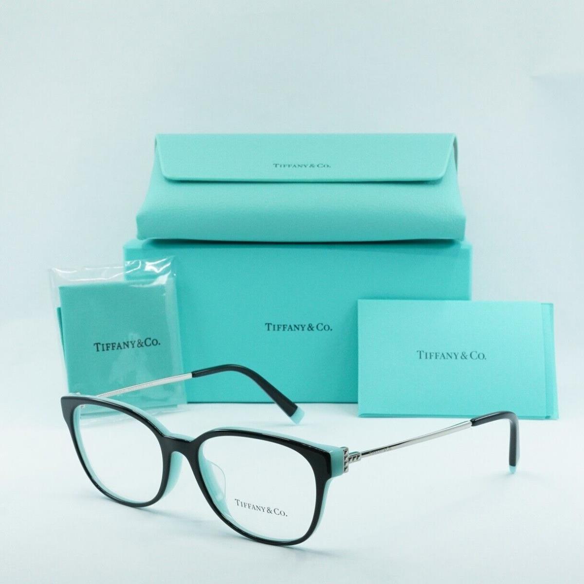 Tiffany Co. TF2177F 8055 Black On Tiffany Blue 54mm Eyeglasses