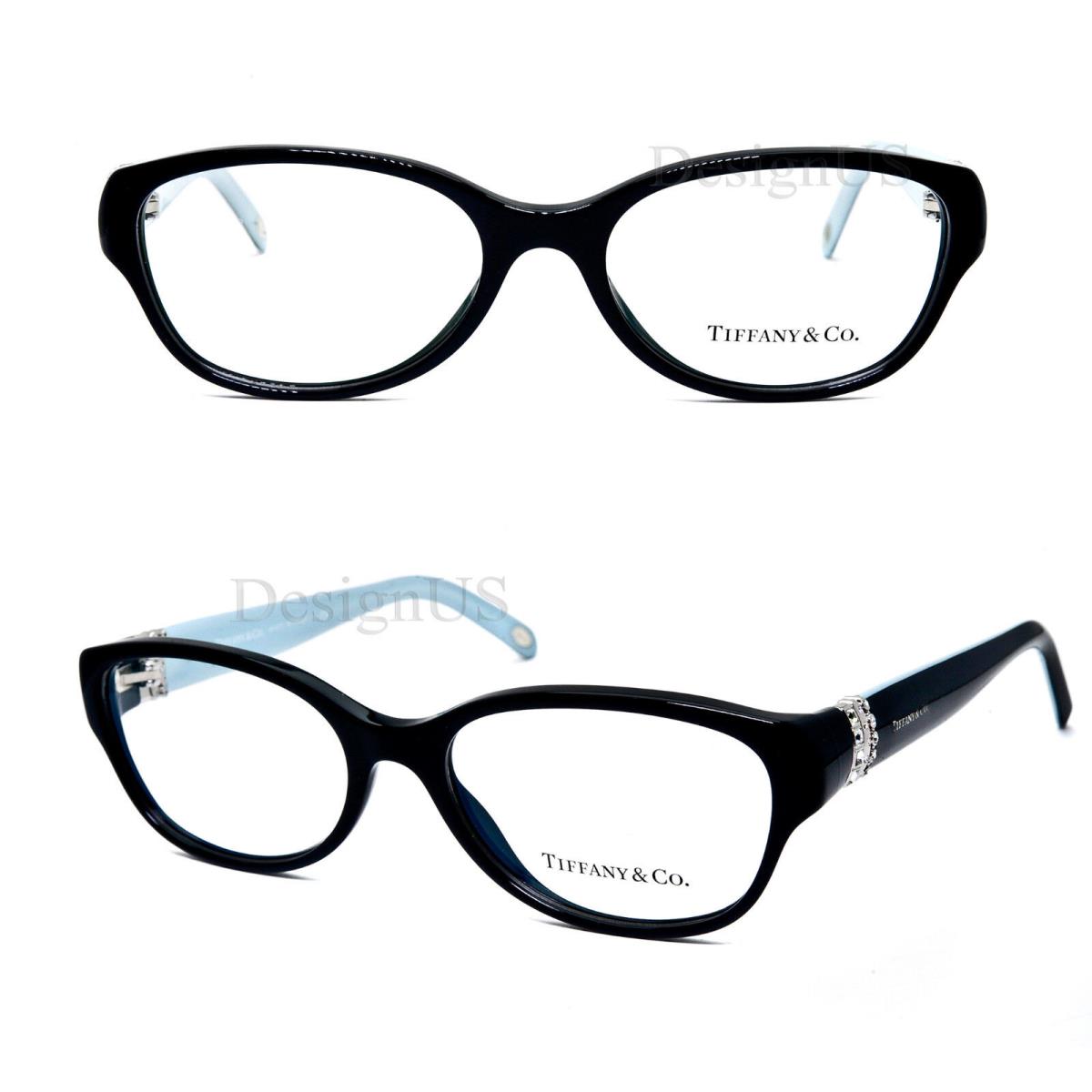 Tiffany Tiffany & Co. TF2082-B 8055 Crystal Black Blue Co. TF2082-B 8055 Crystal Black Blue 53/17/135 Eyeglasses Italy