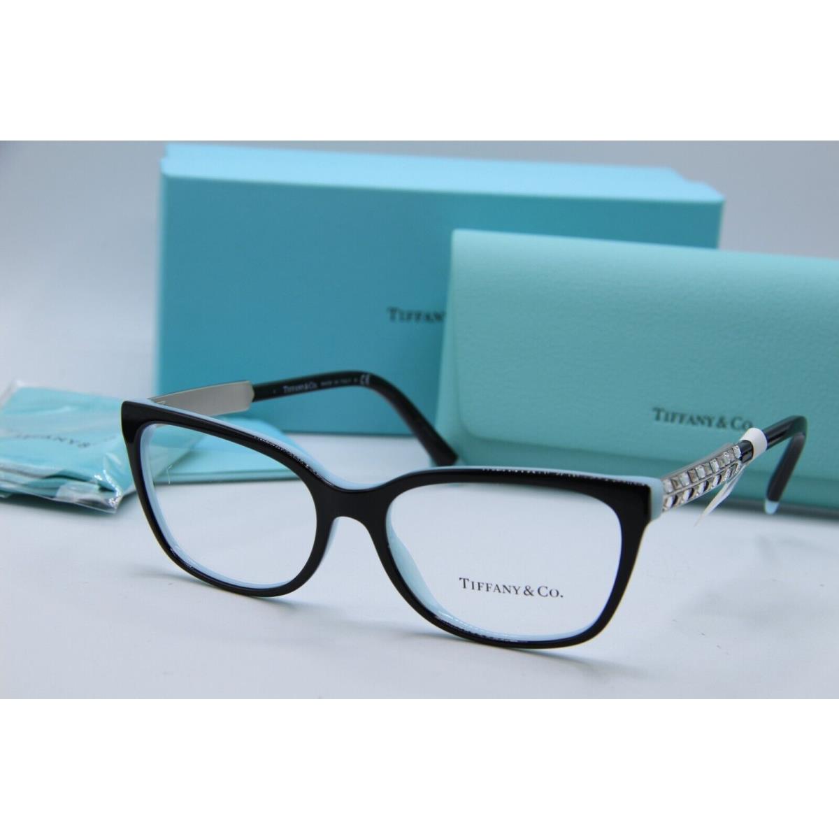 Tiffany Co. TF 2199B 8055 Black Turquoise Frame Eyeglasses 54-16