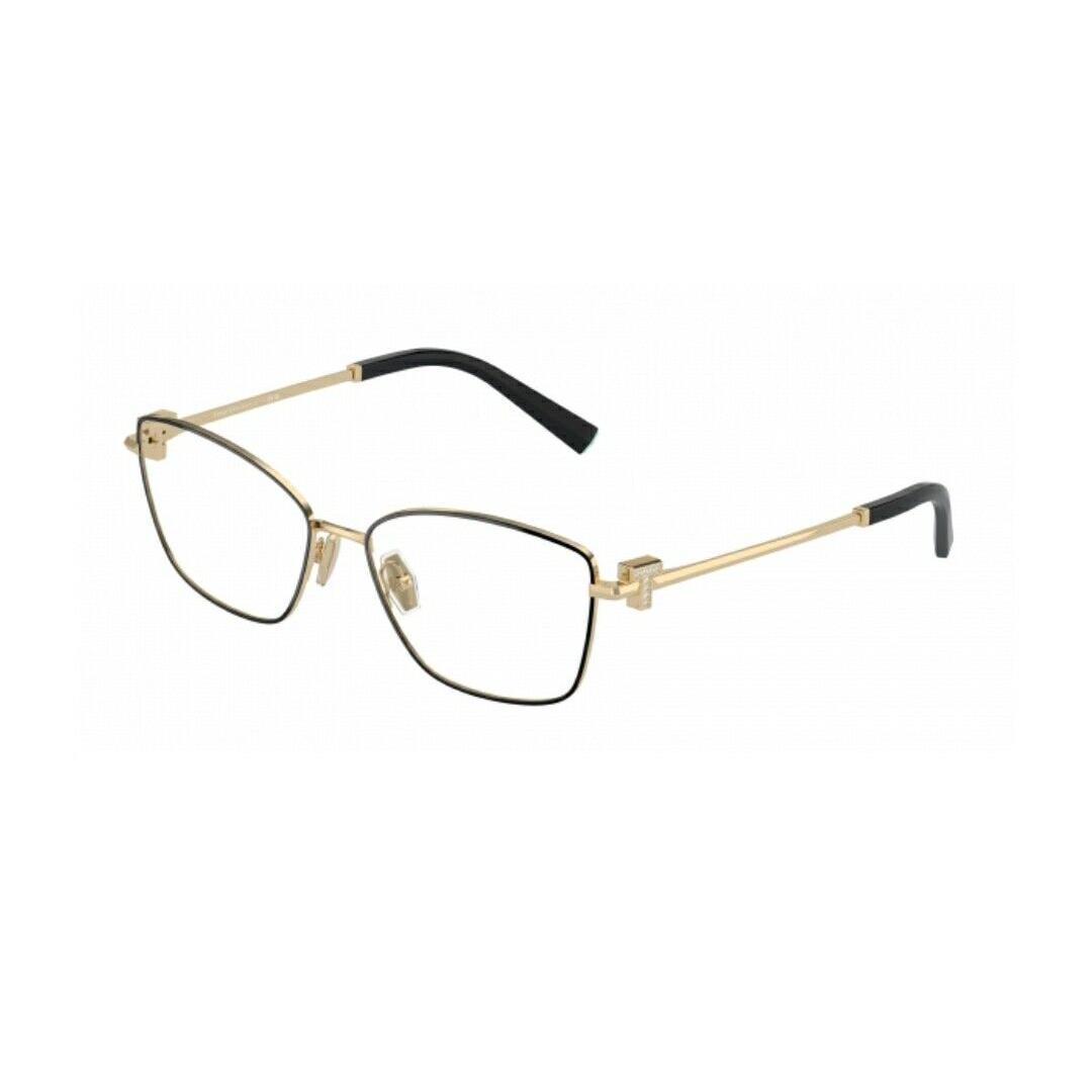 Tiffany TF1160B 6164 Black On Pale Gold 54 mm Demo Lens Women`s Eyeglasses