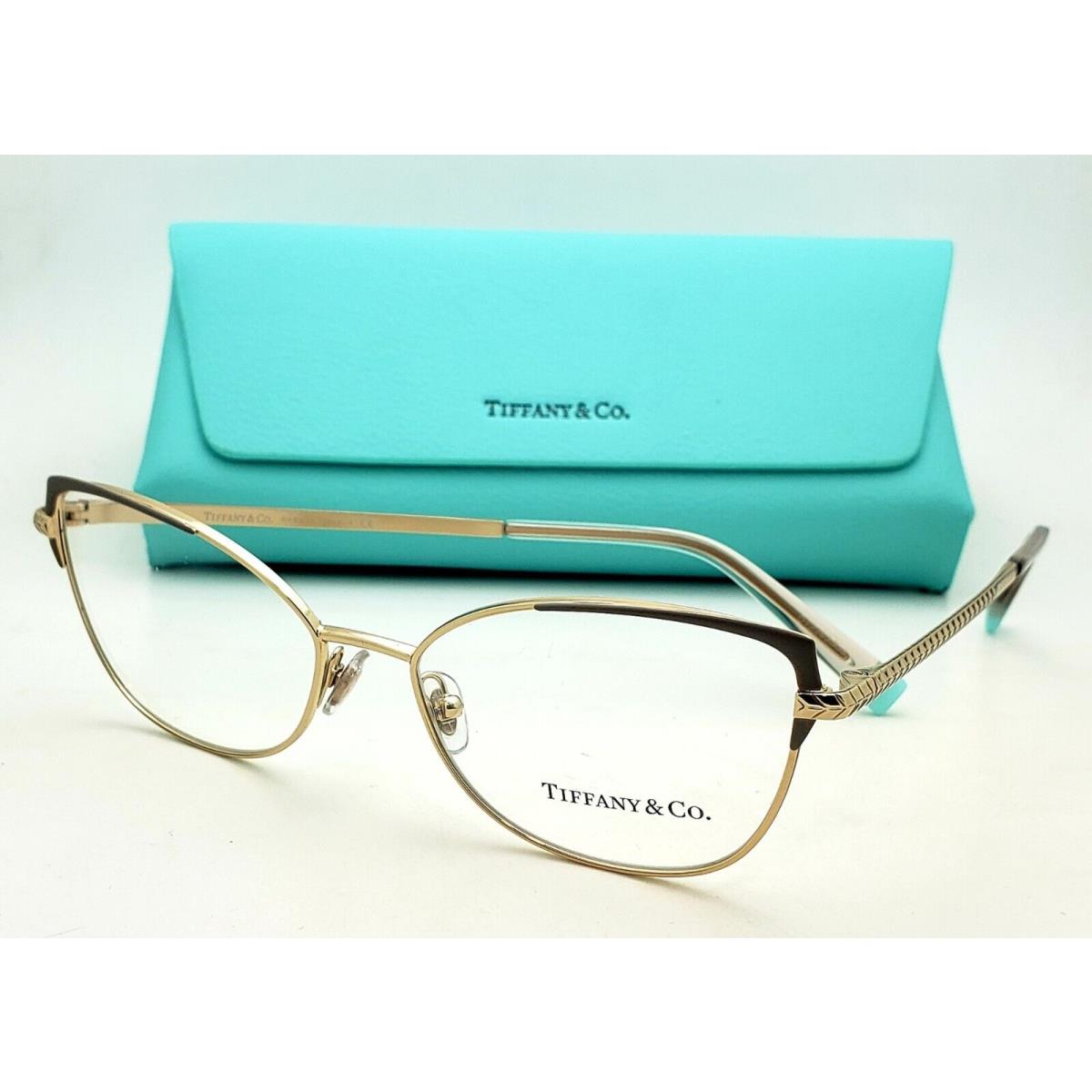 Tiffany Co. Eyeglasses TF 1136 6133 53-16 140 Gold Grey Cat-eye Frames