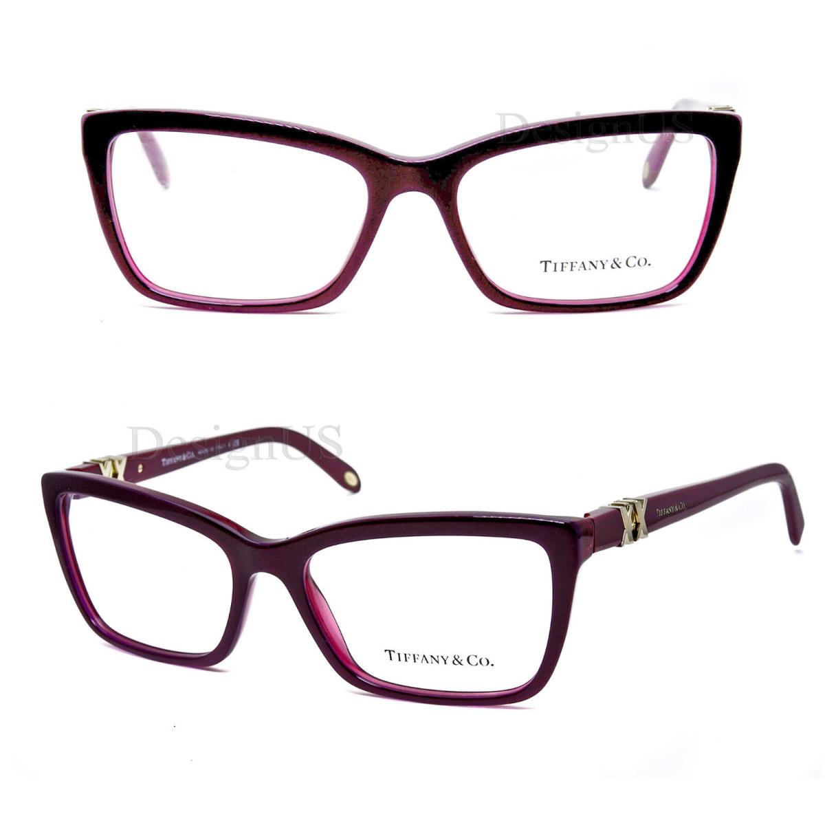 Tiffany Tiffany & Co. TF2137 8173 Pearl Plum Co. TF2137 8173 Pearl Plum 52/16/140 Eyeglasses Italy