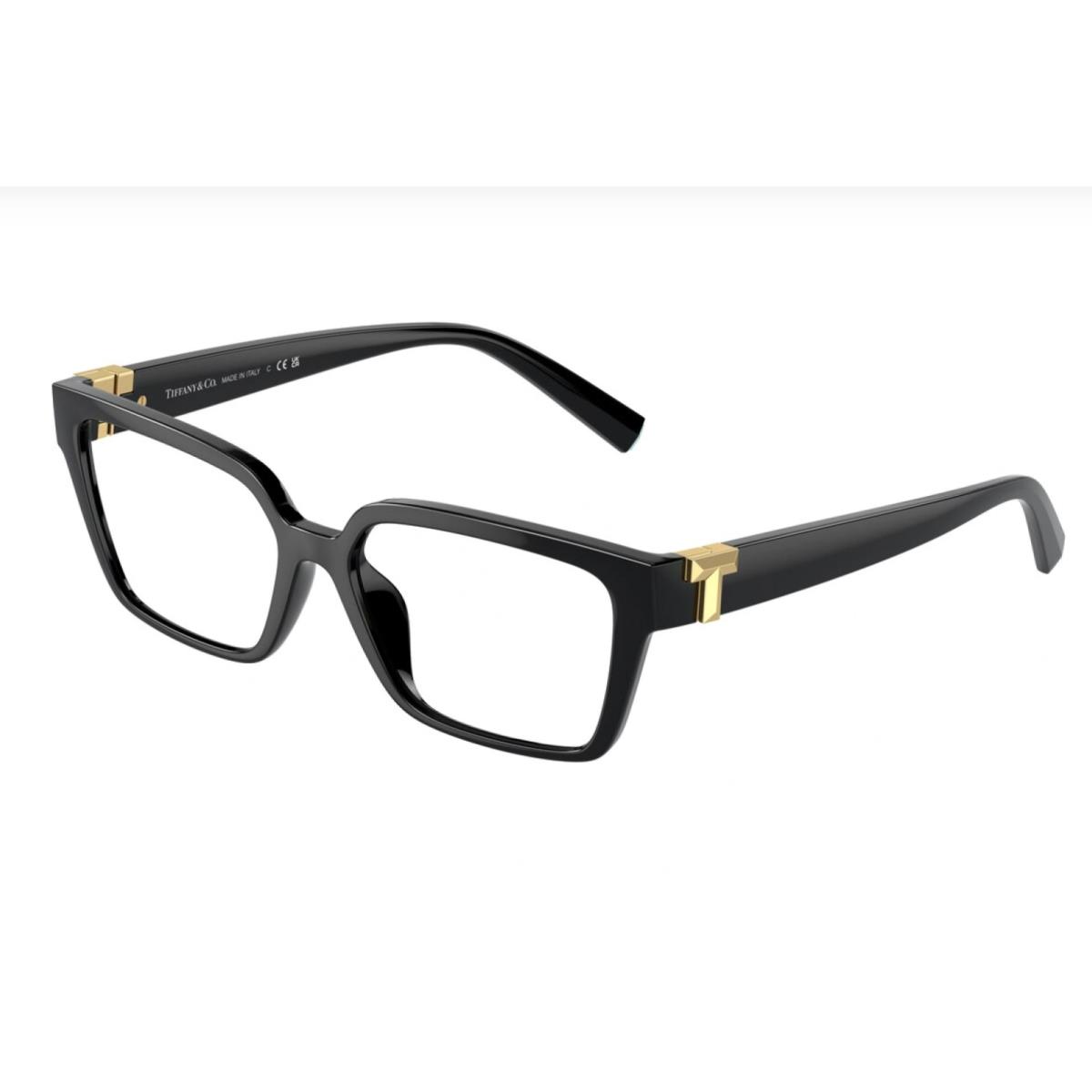 Tiffany Co. Eyeglasses TF 2232-U 8001 53-16 140 Black Frames Gold T Logos