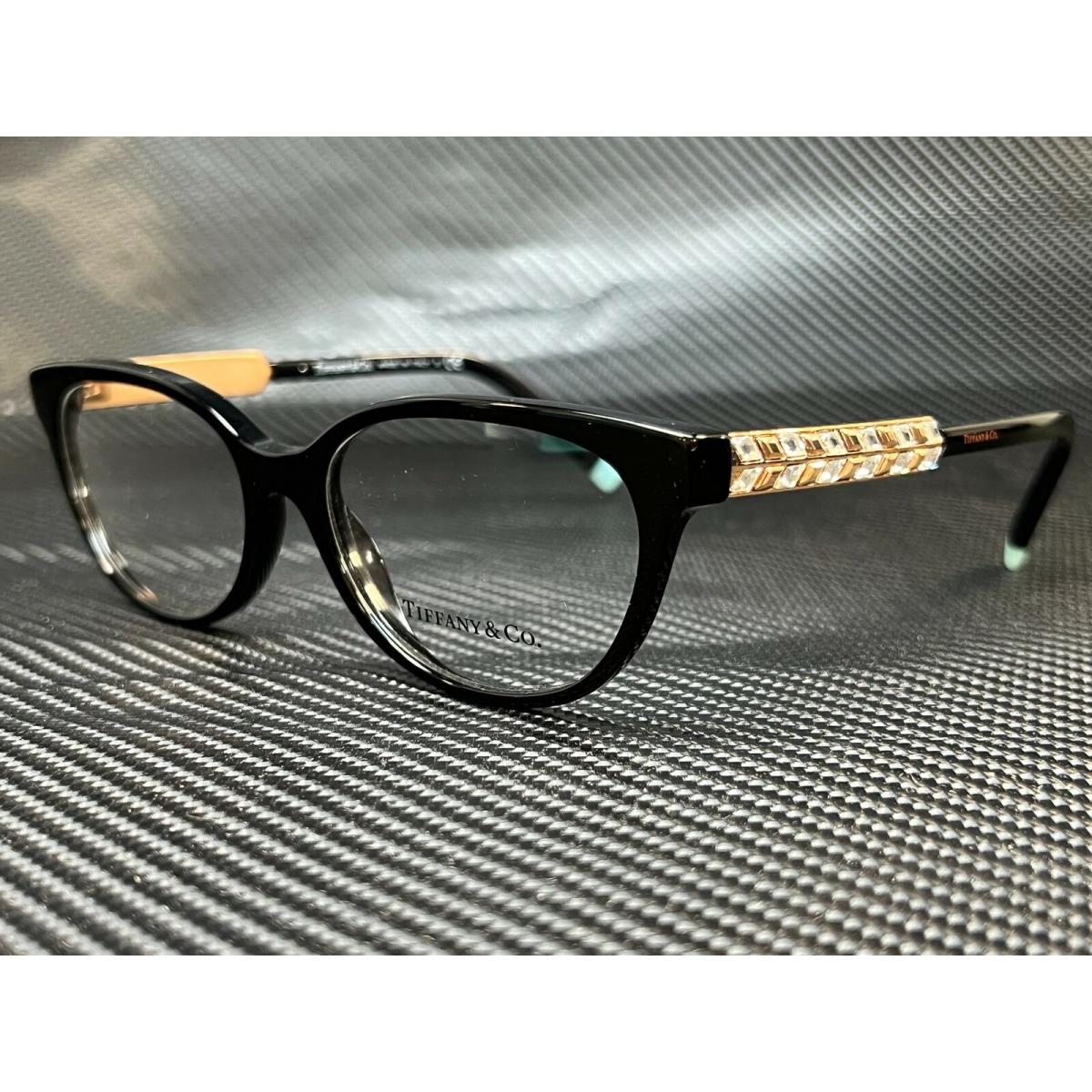 Tiffany TF2203B 8001 Black Oval Women`s 52 mm Eyeglasses