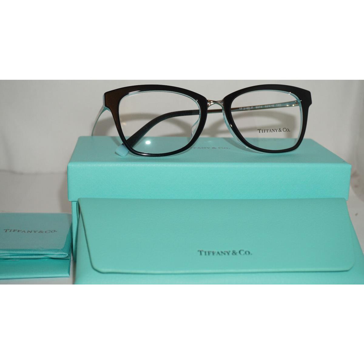 Tiffany CO Eyeglasses Black Blue TF2186F 8271 52 18 140