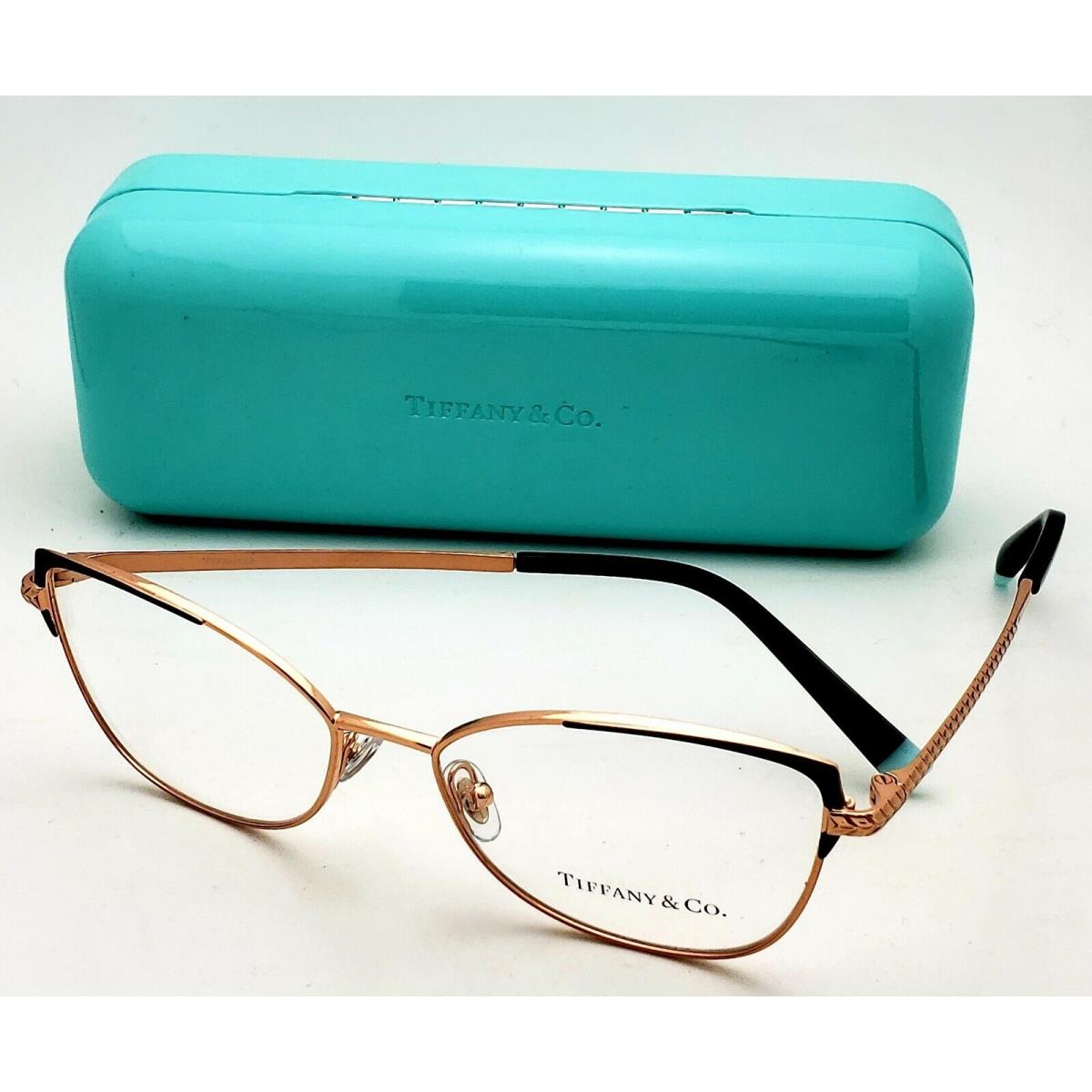 Tiffany Co. Eyeglasses TF 1136 6007 53-16 140 Gold Black Cat-eye Frames