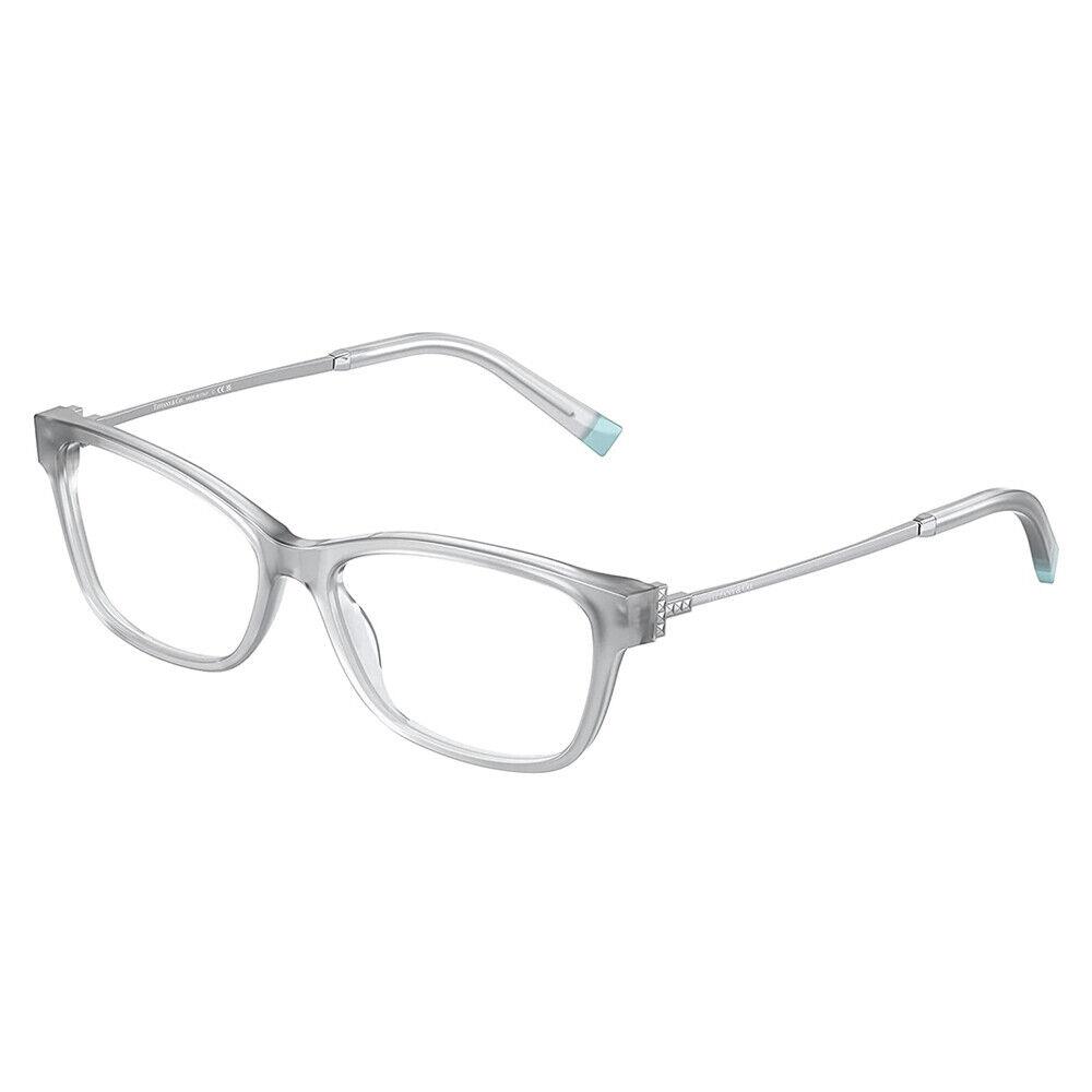Tiffany Co. TF 2204F 8267 Opal Grey Plastic Rectangle Eyeglasses 54mm