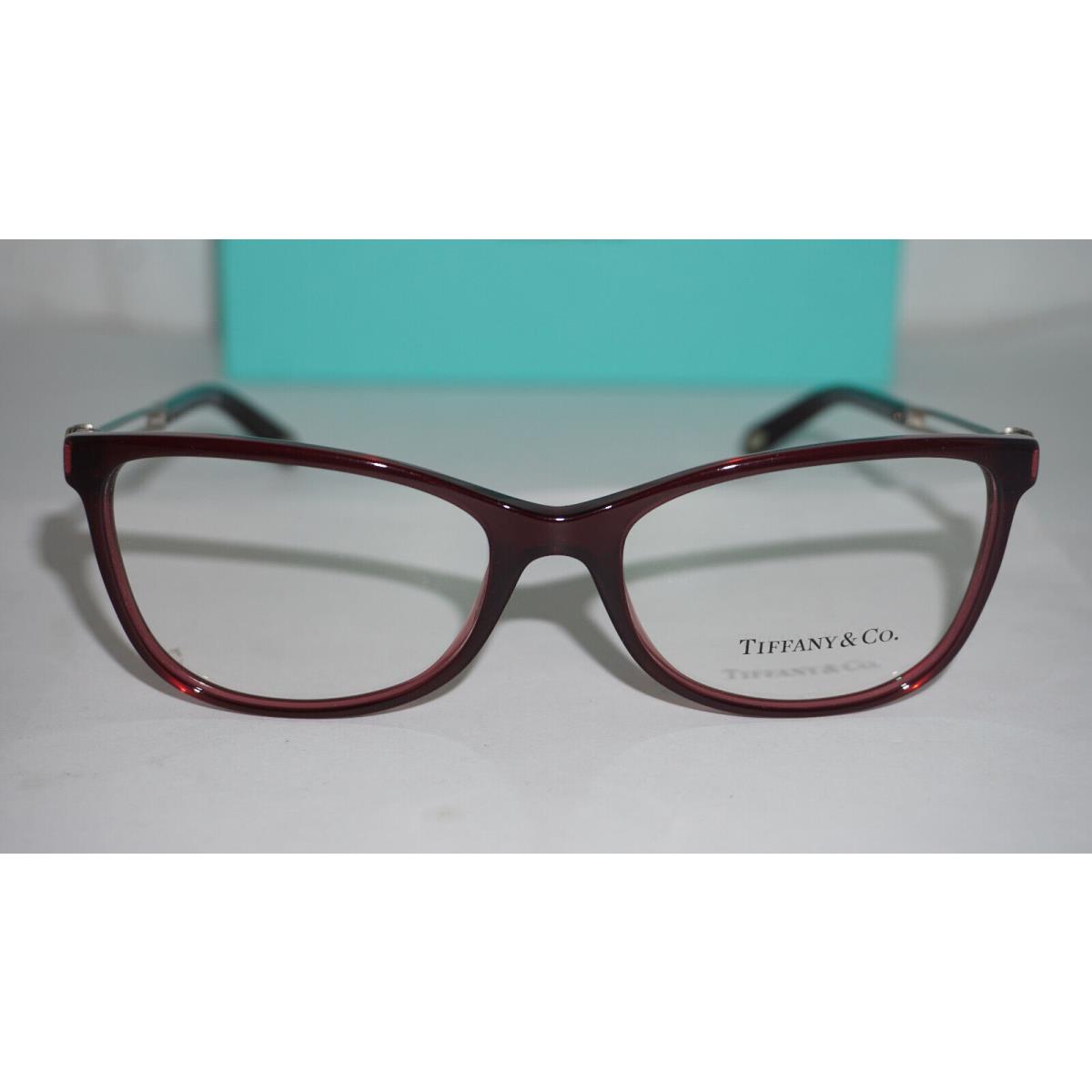 Tiffany Co. Eyeglasses Red Silver Heart Clear TF2151 8003 54 17 140