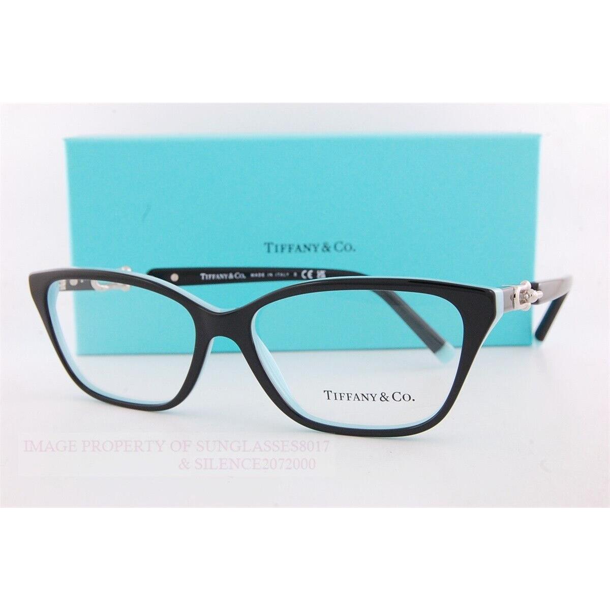 Tiffany Co. Eyeglass Frames 2229 8055 Black Size 55mm For Women