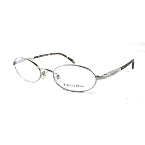 Tiffany Co. TF 1002 6004 47-18-135 Silver Tortoise Eyewear Frame