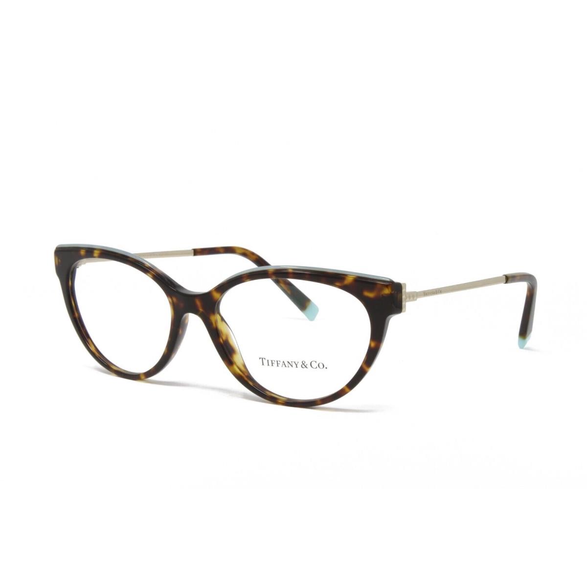 Tiffany Co. Eyeglasses Women`s Cat Eye Frame TF2183 8015 Havana 54mm