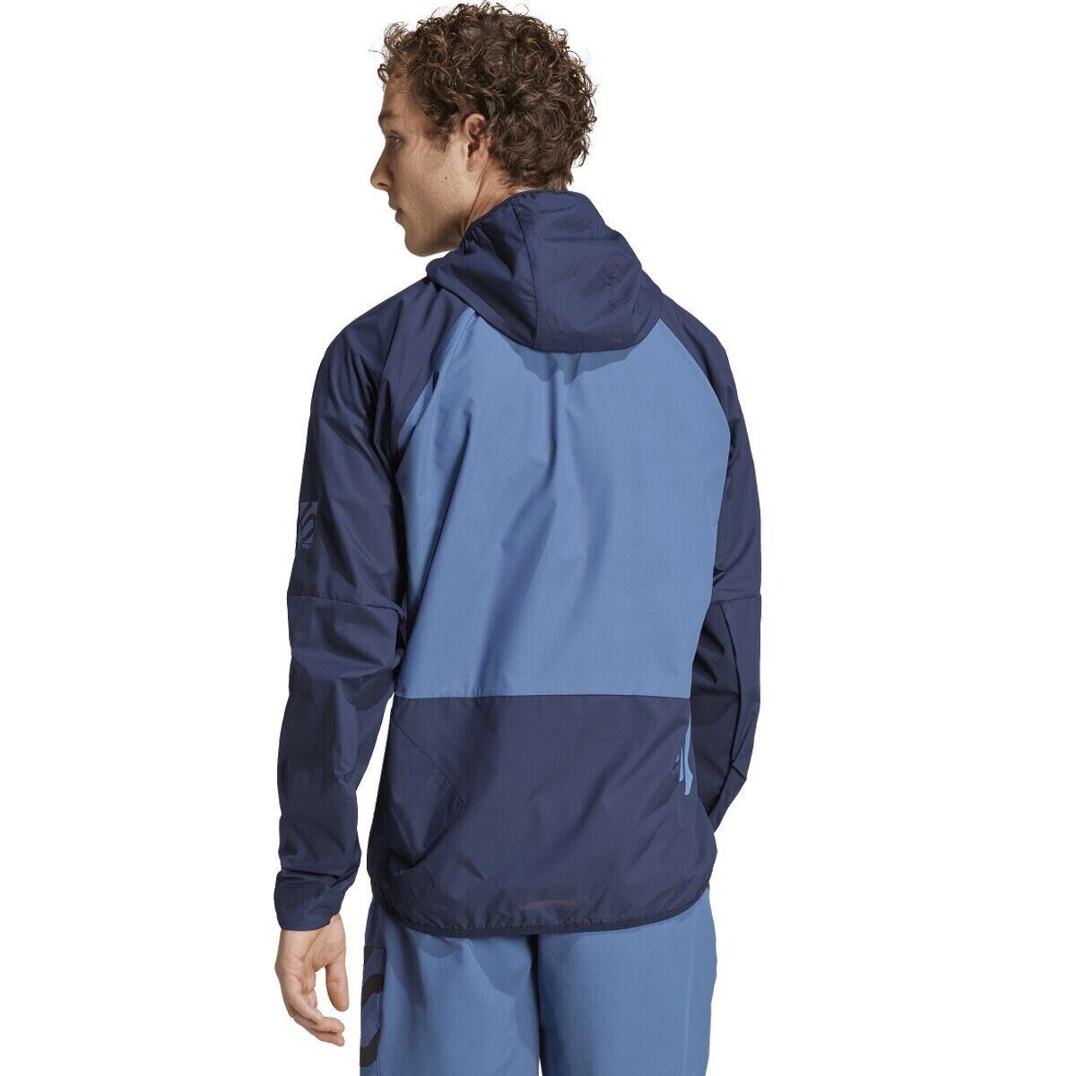 Adidas Five Ten Men`s Wind Jacket Blue Medium