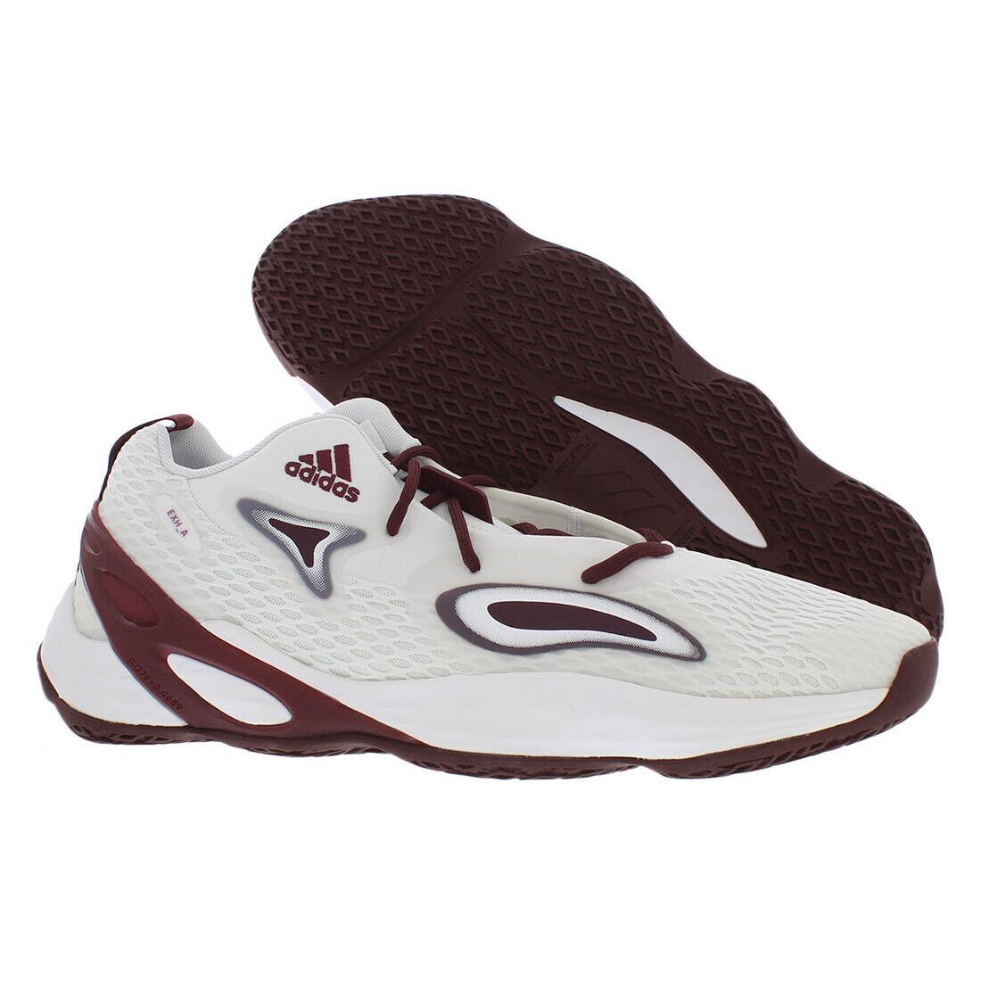 Adidas SM Exhibit A Unisex Shoes Size 14 Color: White/burgund - White/Burgund, Main: Red