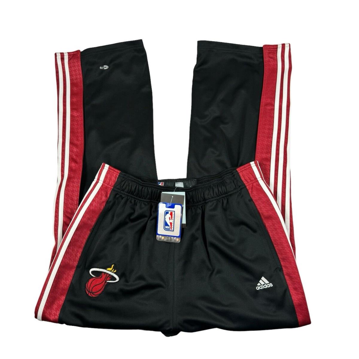 Nba Miami Heat Adidas Mens Warm UP Pants Size XL Breakaway Button