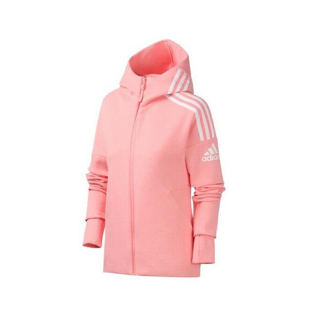Adidas Z.n.e Womens Active Hoodies Size S Color: Pink/white