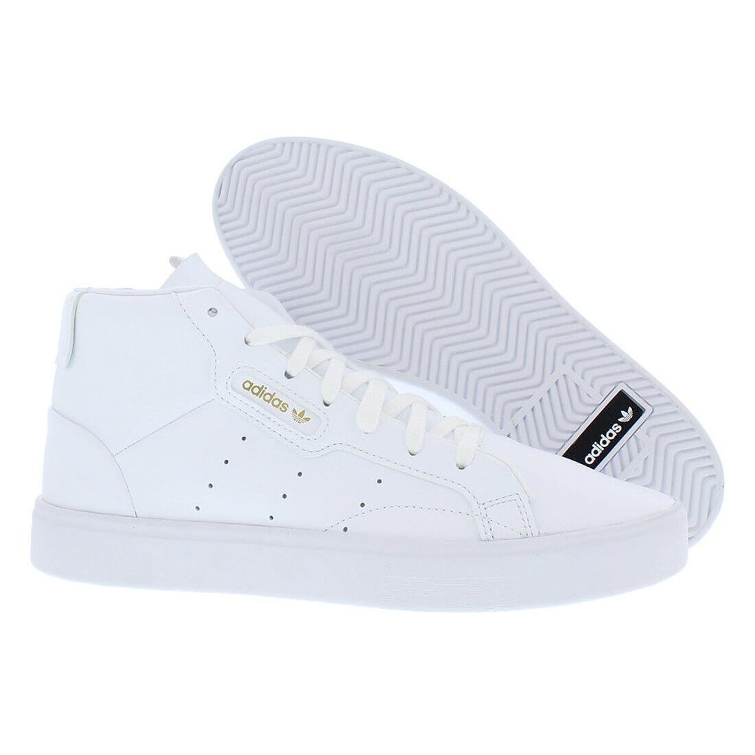 Adidas Sleek Mid Womens Shoes Size 10 Color: Footwear White/crystal White/gold - Footwear White/Crystal White/Gold Metallic, Main: White