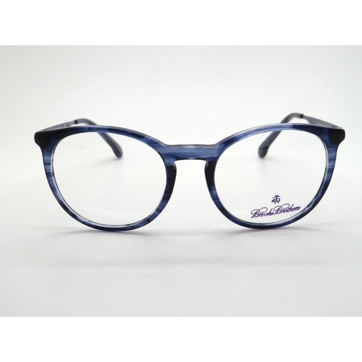 Brooks Brothers BB 2041 6140 Blue Havana 52mm Eyeglasses