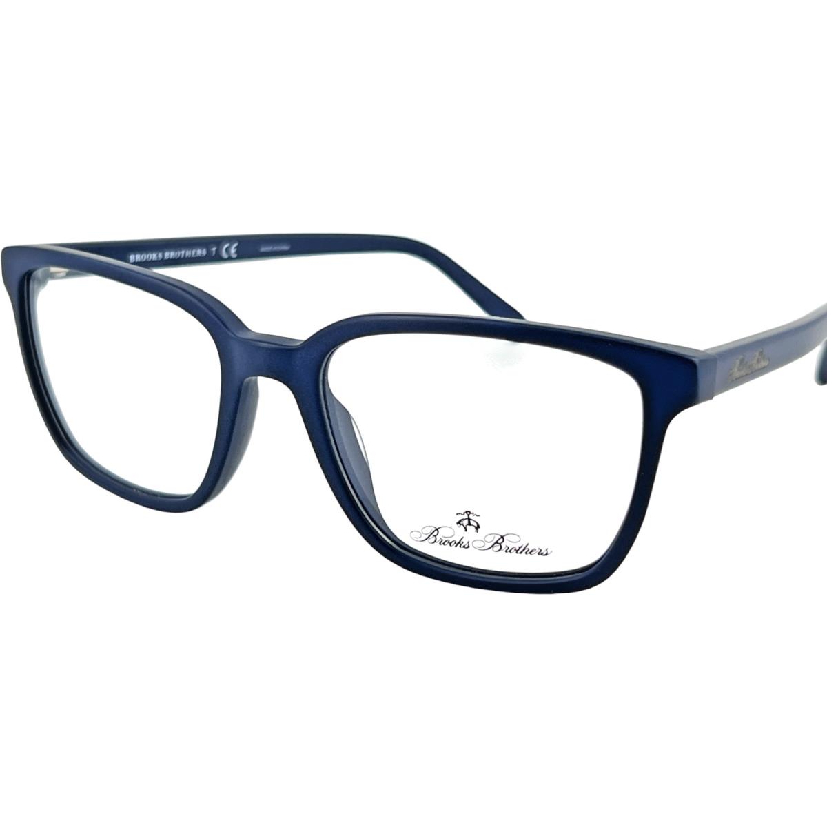 Brooks Brothers BB2052 Men`s Plastic Eyeglass Frame 6071 Matte Navy 53-18 W/case