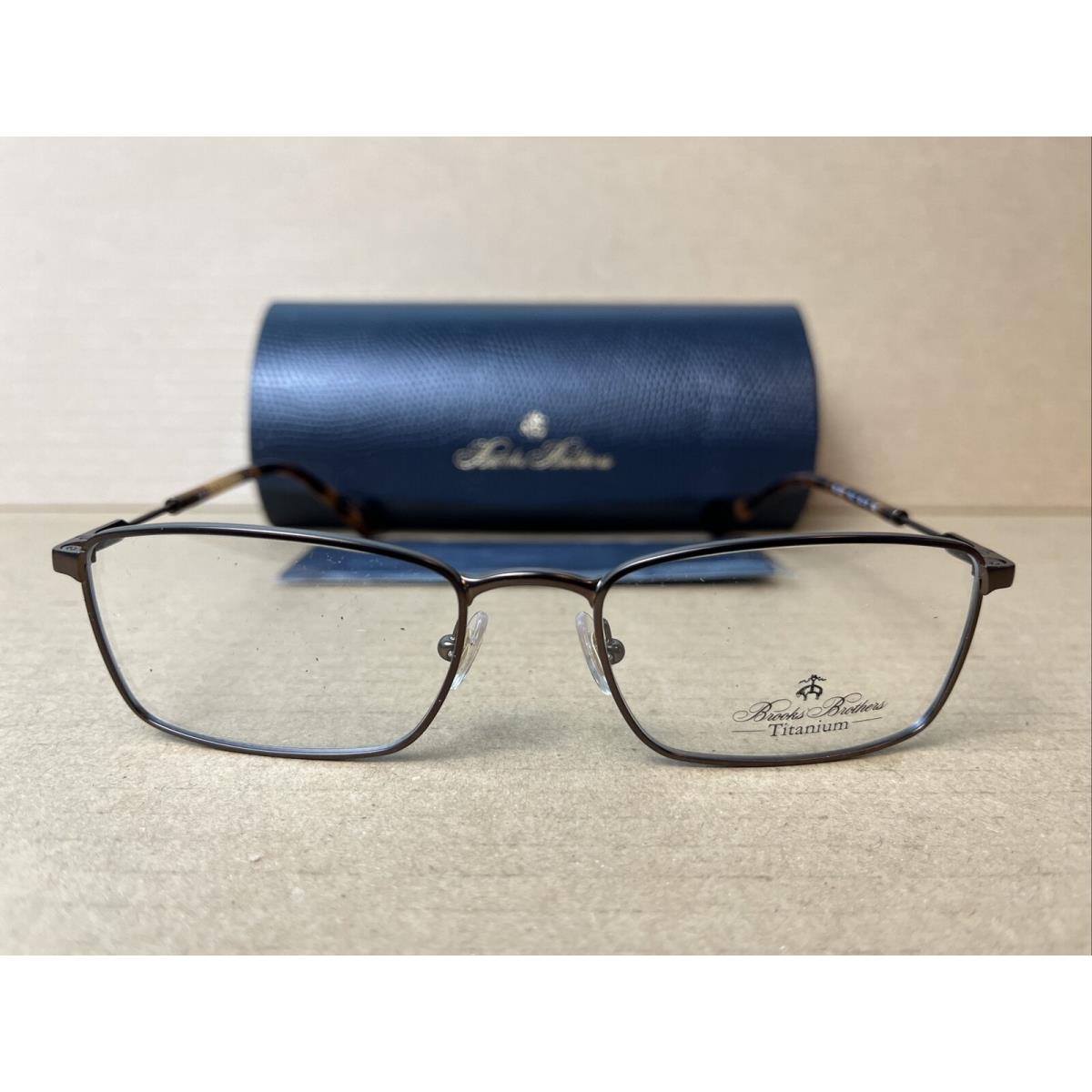 Brooks Brothers Men`s BB1073T 1543T Brown Eyeglasses 54 16 145 Frames