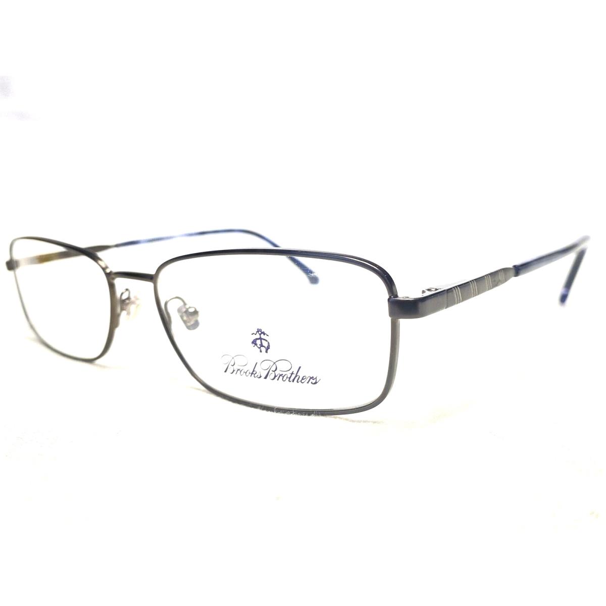 Brooks Brothers BB1036 1221 Men`s Gunmetal Modern Eyeglasses Frames 55/16