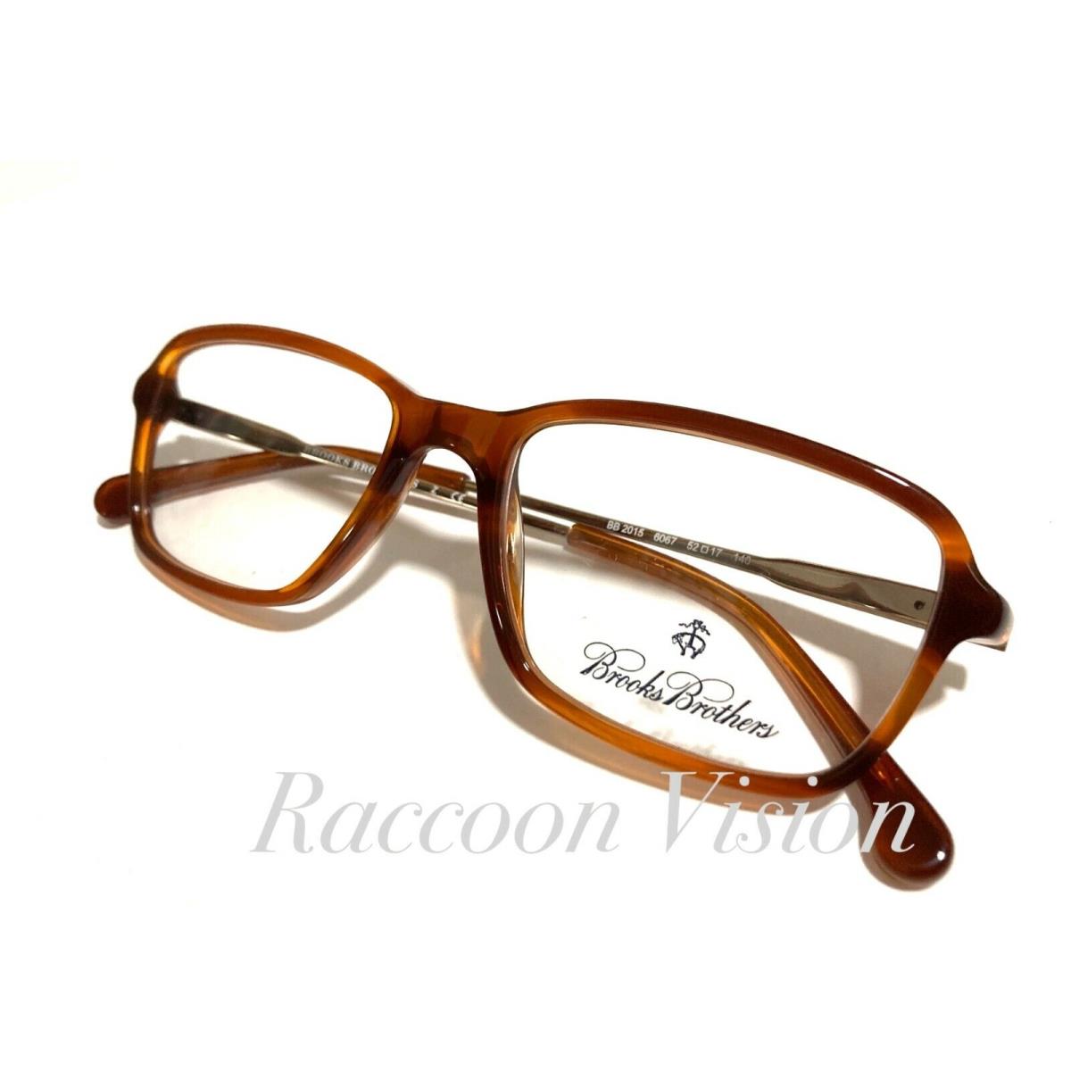 Brooks Brothers BB 2015 6067 Brown Gold Eyeglasses RX 52-17-140 MM