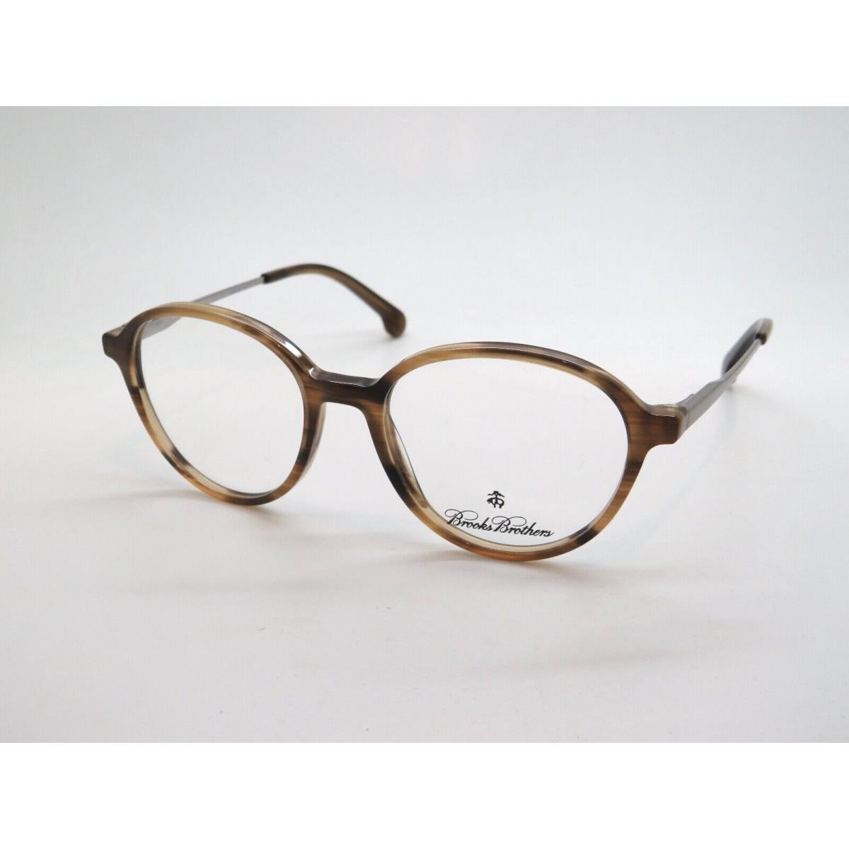 Brooks Brothers BB 2035 6116 Brown Stripe 51mm Eyeglasses