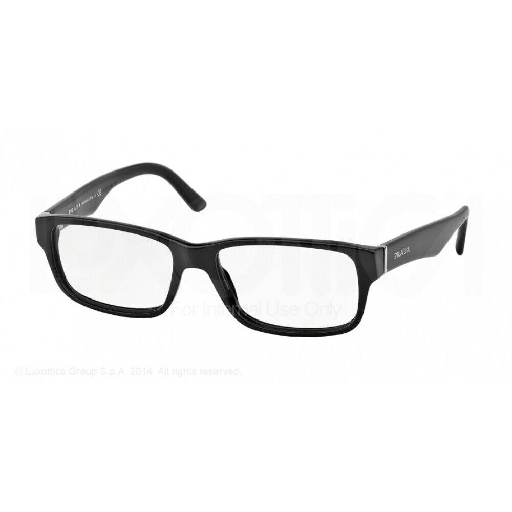 Prada 16MV Eyeglasses 1AB1O1 Black