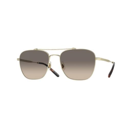 Oliver Peoples Men`s Marsan 55mm Brushed Gold Sunglasses OV1322ST-525232-55