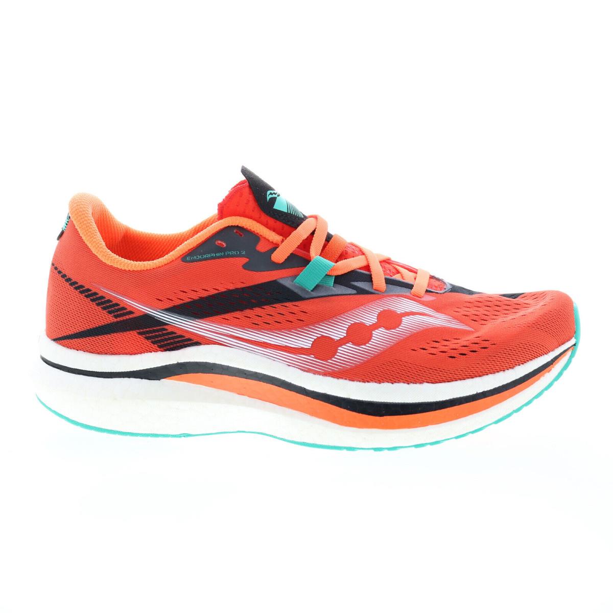 Saucony Endorphin Pro 2 S20687-20 Mens Orange Canvas Athletic Running Shoes - Orange