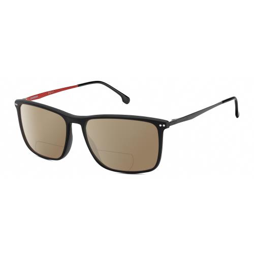 Carrera 8049/S-003 Unisex Polarized Bifocal Sunglasses Black Red 58mm 41 Options Brown