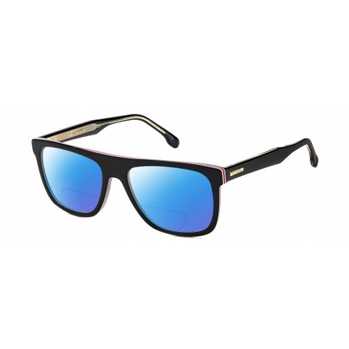 Carrera 267-S-0M4P Unisex Polarized Bifocal Sunglasses Black White 56 mm 41 Opt