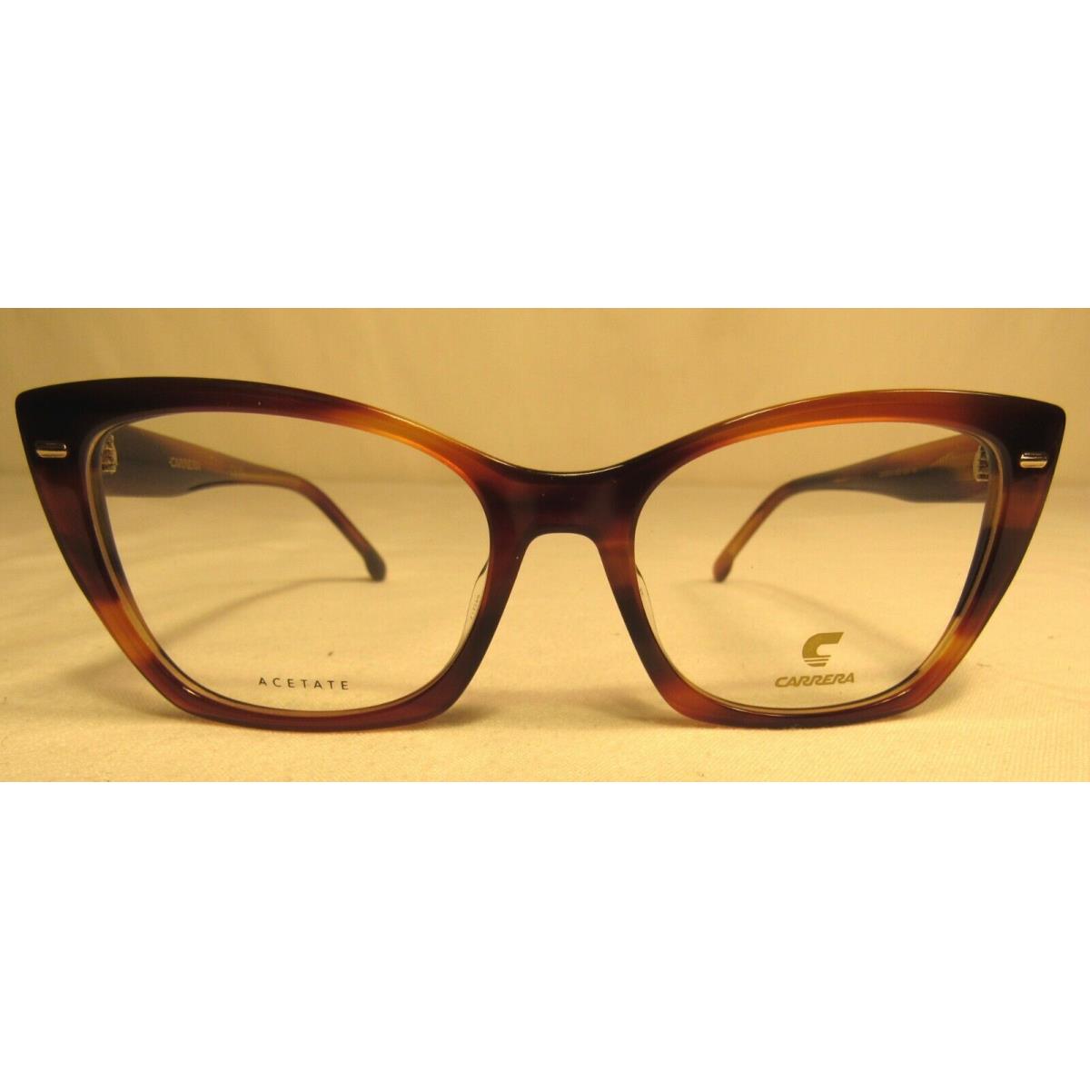 Carrera 3036 EX4 Brown Horn Womens Eyeglasses 54 17 140 with Case